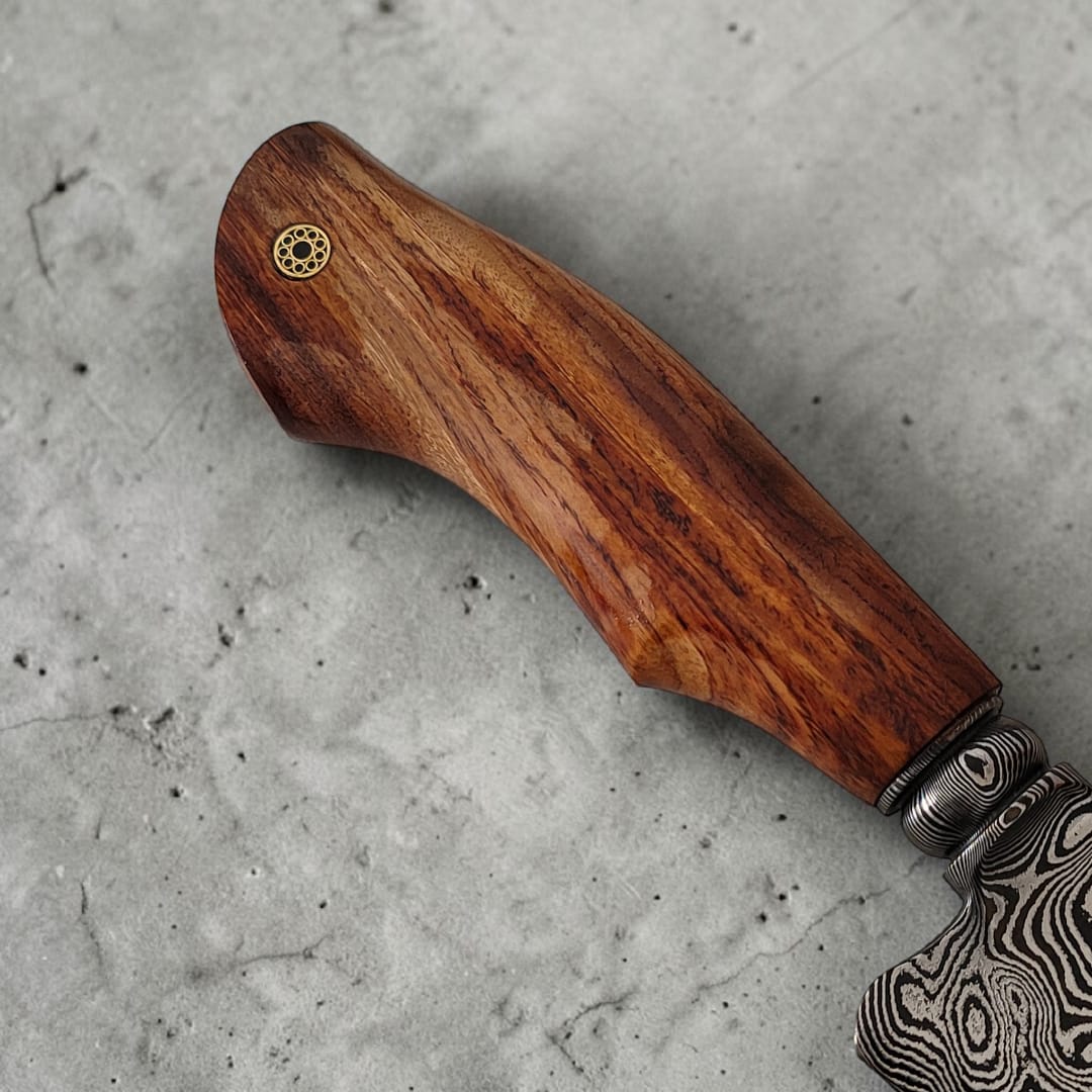 Aço Damasco – Edição Colecionador – Padrão Aleatório – 9" Lâmina