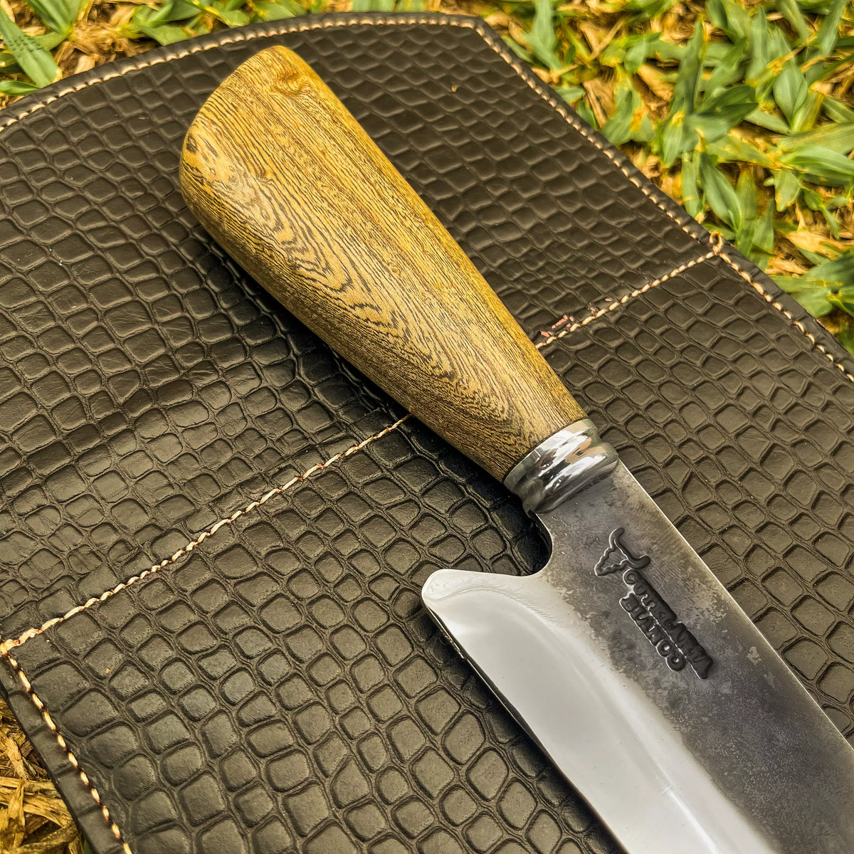 Faca de Disco de Arado Artesanal Brut Forge - Especial para Churrascos