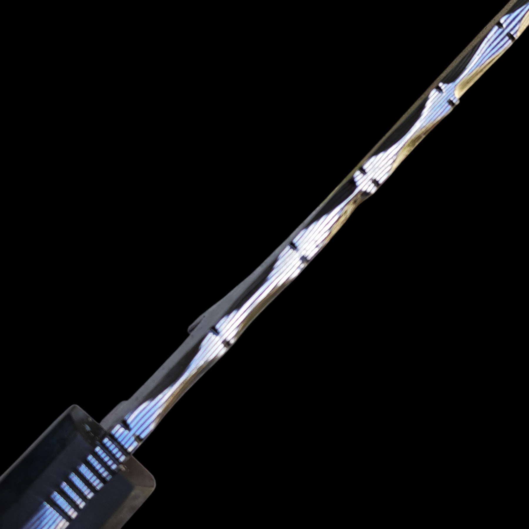 Faca Artesanal em Aço Damasco – Padrão Rain Drop – 11" de Lâmina - Cutelaria Bianco