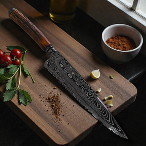 Aço Damasco – Edição Colecionador – Padrão Aleatório – 9 Lâmina