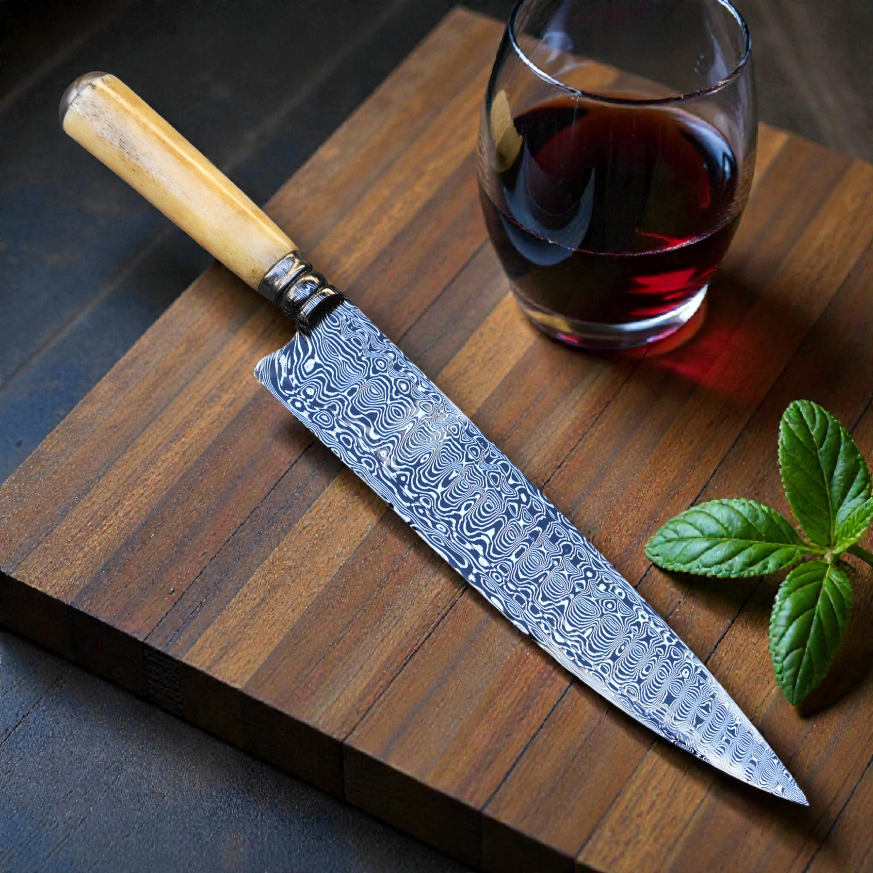 Aço Damasco – Edição Colecionador – Padrão W – 9 Lâmina