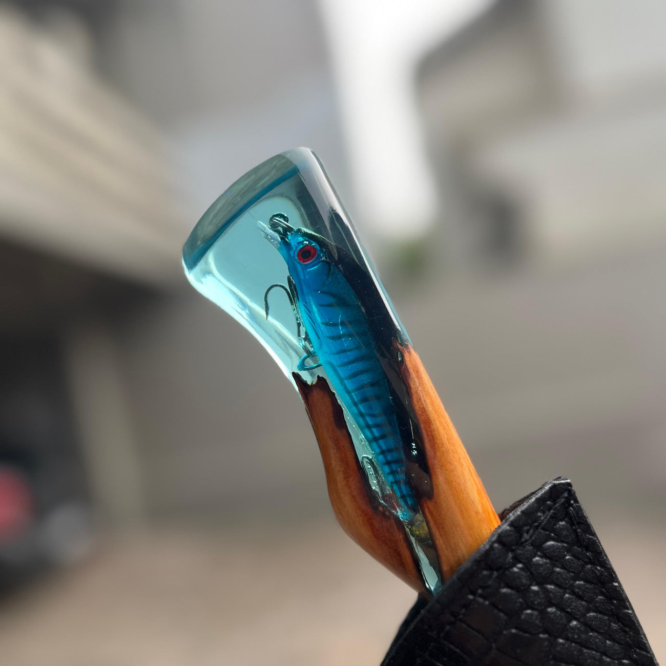 Faca Artesanal Pescador – Cabo Isca Artificial - Em Oferta!