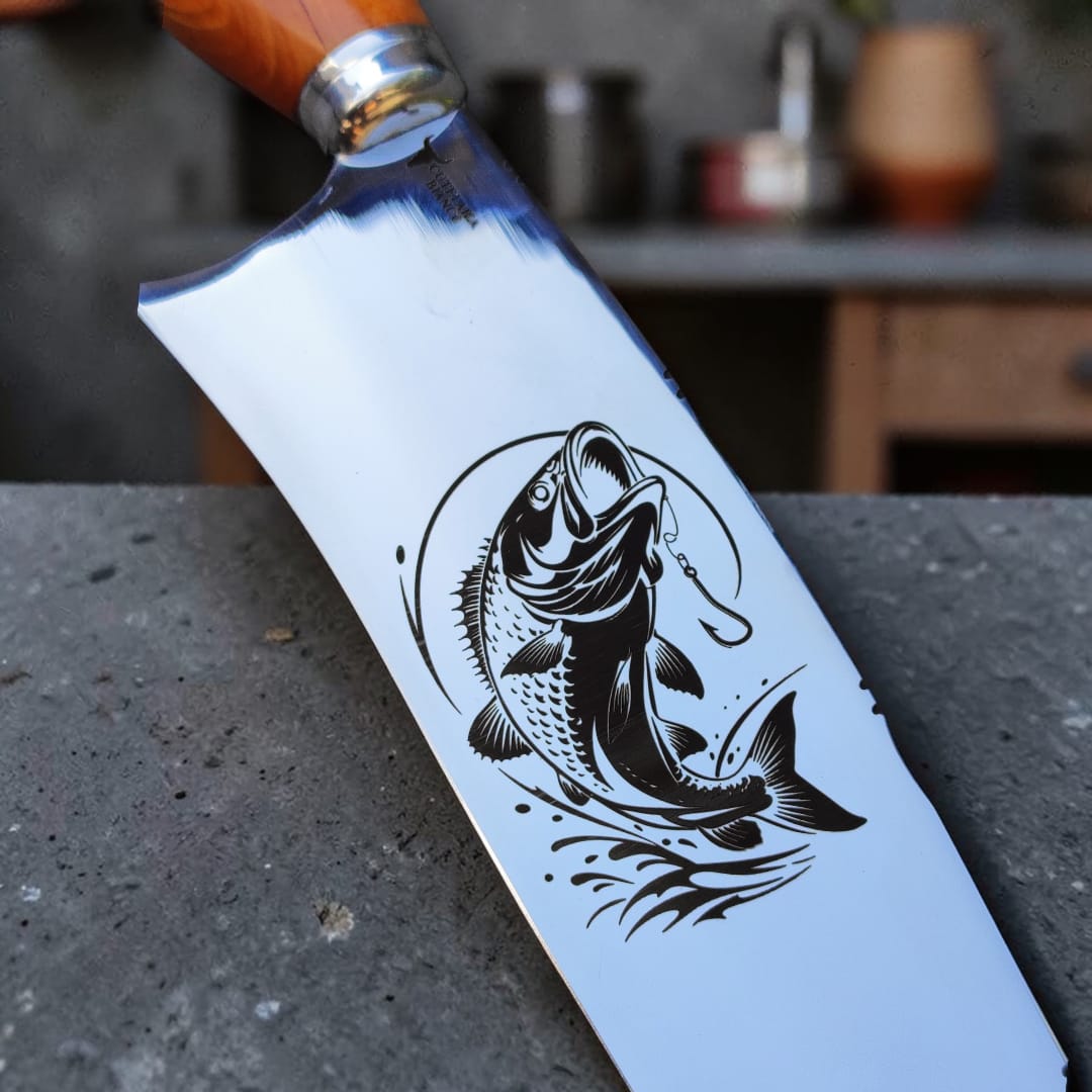 Faca Artesanal Pescador Premium - Serie SUPER LUXO