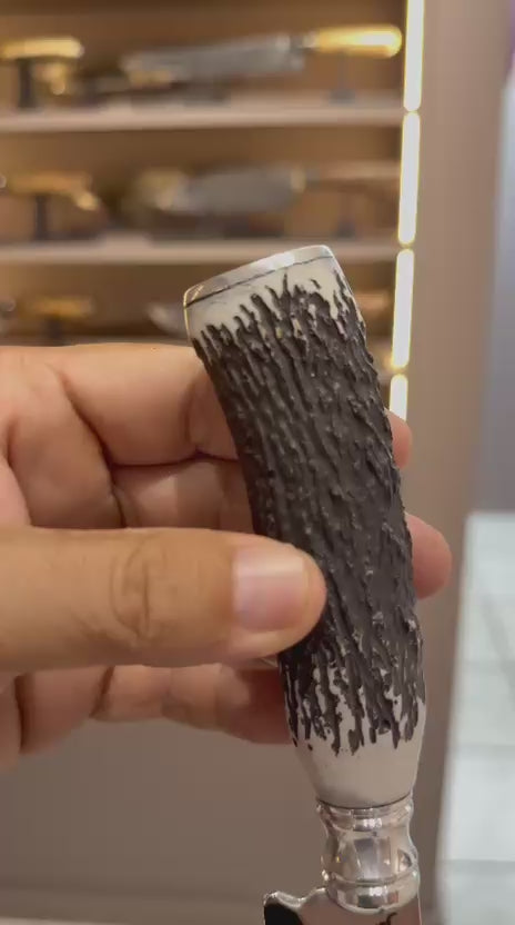 Faca Artesanal EDC 6" LUXO - Bainha em couro - Personalizada